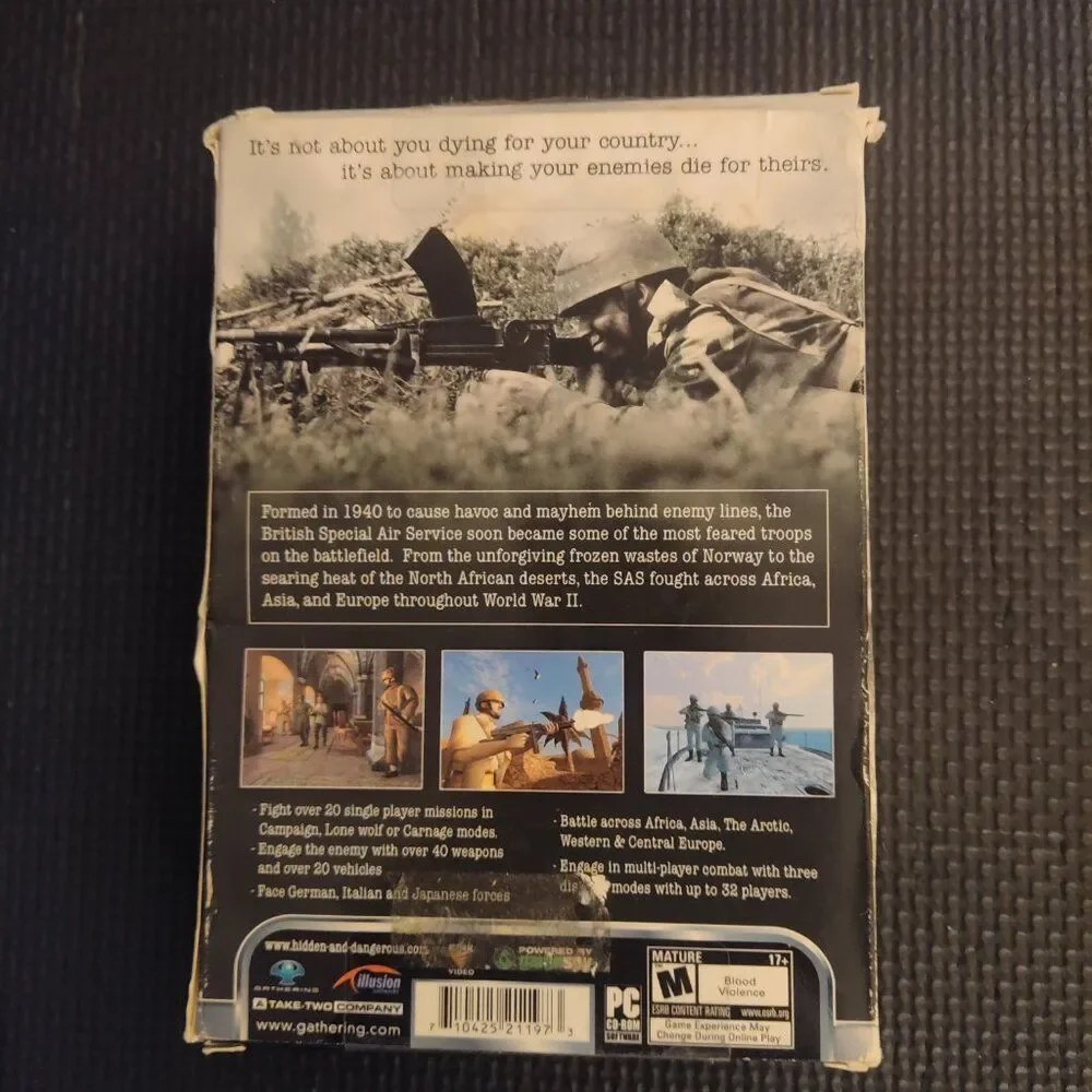 Hidden & Dangerous 2 (PC) Complete Boxed Game (PC Game)